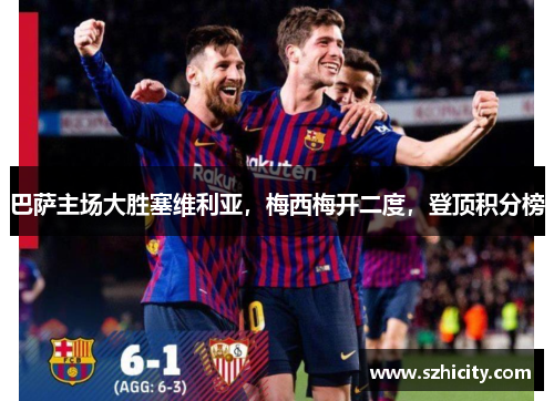 巴萨主场大胜塞维利亚，梅西梅开二度，登顶积分榜